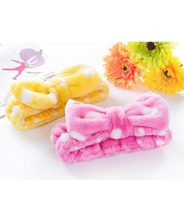 Demarkt Yellow Bowknot Headband - Stylish Hair Accessories for Makeup & Facial Care - International Shipping - Buy Online on GoSupps.com