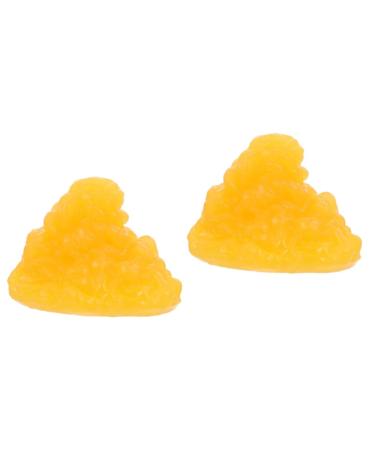 PartyKindom 2pcs Fat Model Models Human Fatty Tissue Demonstration Display 1-Pound Fat Replica Base