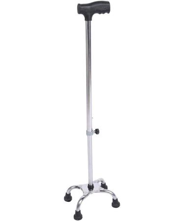 Walking Stick for Elderly Stainless Steel Crutches Level 9 Height Adjustable with 4 feet Support Retractable Walker for Elderly Interesting - Buy Online on GoSupps.com