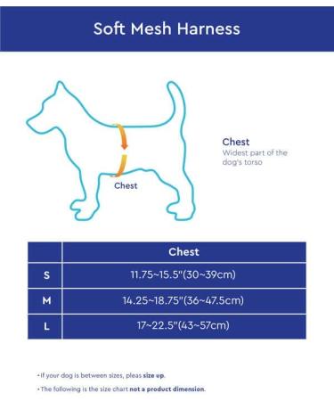 Gooby Soft Mesh Dog Harness - All Weather Breathable Harness for Small Dogs - Sea Blue, Small Chest 11.75-15.5 - Buy Online on GoSupps.com