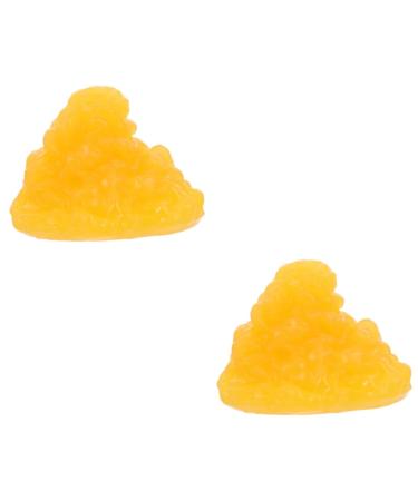 ULTECHNOVO Nutritionist 2pcs Fat Model Models Body Fat Display Replica 1-Pound Body Fat Replica Base Fitness Human Body Fat 1lb