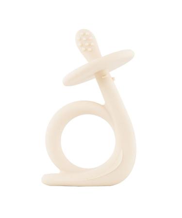 Baby Teether Prevent Teething Itchy Baby Molar Stick Chewing Toy High Temperature Resistance for Home Khaki