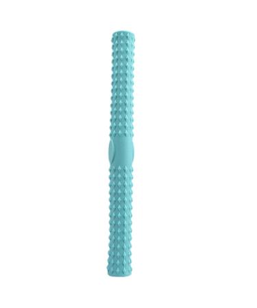 Frcolor massage device roller massage device body massage tab massage stick for women massage stick for men massage stick for at home massage accessories arm strength fascia rod TPE scroll wheel texture