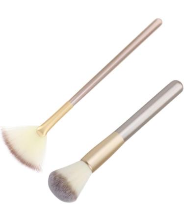 POPETPOP 3 Sets Makeup Brush Cosmetics Brush Face Makeup Brush Applicator Facial Tools Face Wash Brush Powder Highlight Lip Brush Corrugated Silk Nylon Wool Woman - Buy Online on GoSupps.com