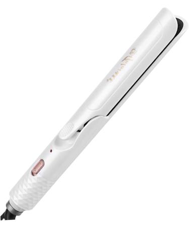 Outanaya 1pc Curling Iron for Salon Hair Straightener Brush Curling Wand Hair Straightener and Curler White US Plug White - Buy Online on GoSupps.com