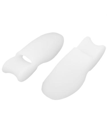 sourcing map Pair Silicone Gel Hallux Valgus Tens Spreader Bumion Corrector Toe Therapy DE de