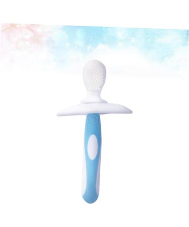 Fomiyes Children's Toothbrush - Toddler & Infant Training Brush with Lid - Blue - 1 Piece - Buy Online on GoSupps.com