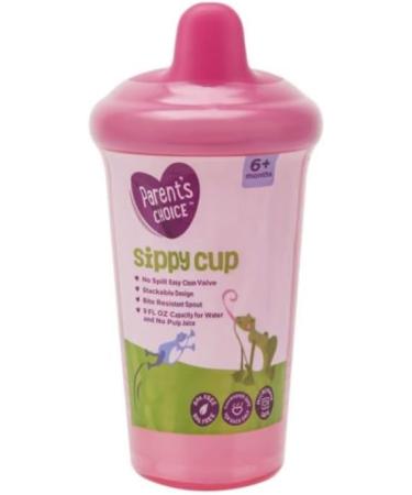 Parent's Choice Pink Sippy Cup 3 Pack - BPA-Free, Leak-Proof Design - Buy Online on GoSupps.com