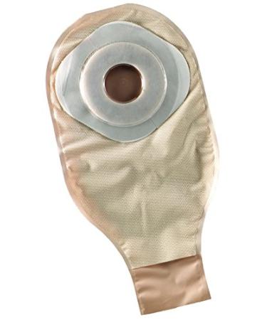 ActiveLife Drainable 12" Pouch with Pre-Cut Stomahesive Skin Barrier & Tape Collar - 1 1/4 Stoma - Transparent - Box