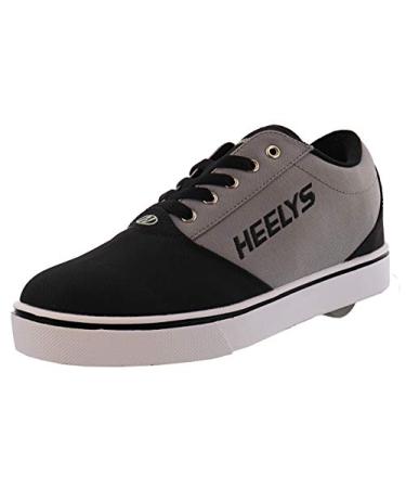 HEELYS Men's Footwear Wheeled Heel Shoe 8 Women/7 Men Black/Grey