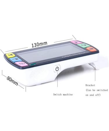 Portable Digital Magnifying Glass 4.3 Inch Portable Digital Magnifying Glass Handheld Low Vision Digital Magnifying Glass - Buy Online on GoSupps.com