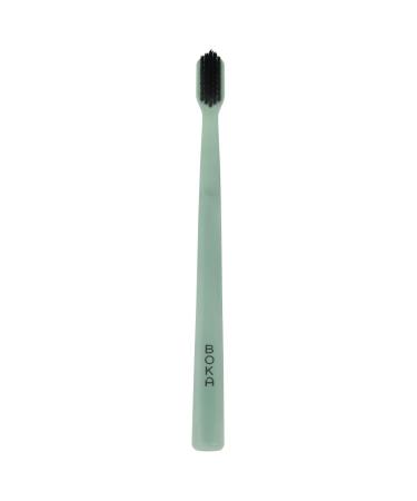 Boka Classic Activated-Charcoal Toothbrush Soft Mint 1 Toothbrush