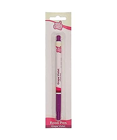FunCakes Food Pen Grape Violet: Writer with 100% Edible Ink Flexible Tip for both thick and thin lines.Great for personalizing your treats with Messages Quick drying time Halal certified