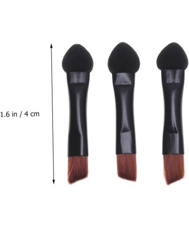 Ipetboom Mini Lipsticks 20pcs Women Shadow Applicator Sided Black Brush Eye Portable for Tool Sponge Double Girls Makeup - Buy Online on GoSupps.com
