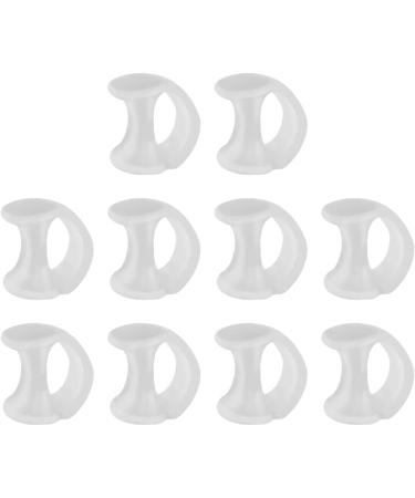Pinky Toe Separators Translucent Gel Toe Protector Spreader Small Silicone Toe Spacers Cushions for Curled Overlapping Separate Toe Correct  - Buy Online on GoSupps.com