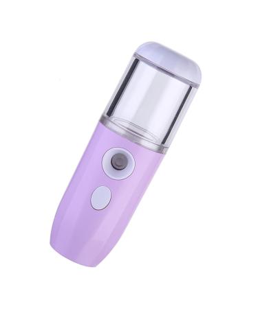 Gogogmee 1pc Hydrating Instrument Mini Steamer Face Steamer Mini Nanometer Moisture Spray Portable Abs Purple