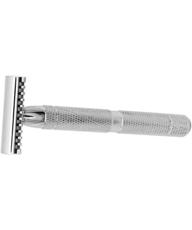Minkissy 2-Stage Men's Razor Set - Dual Head Steel Shaver & Wooden Handle for Precise Shaving - Buy Online on GoSupps.com