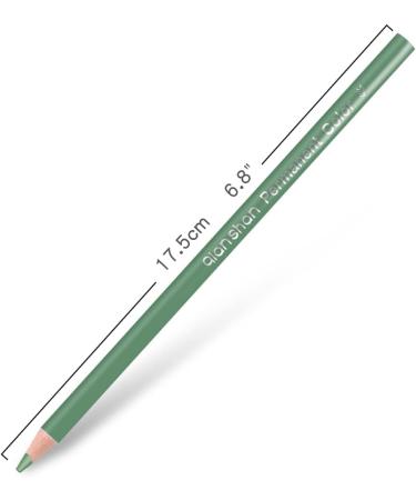 Qianshan 12 Green Oil-Based Pre-Sharpened Colored Pencils Set for Adults - Ideal for Coloring, Drawing, and Sketching - Buy Online on GoSupps.com