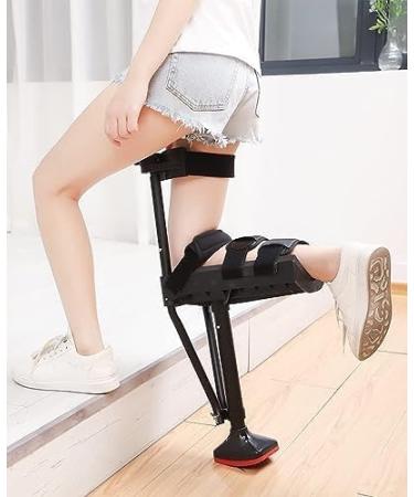 Hands Free Crutch Portable Durable Aluminum Alloy Walking Aids Pain Free Knee Crutch Leg Knee Mobility Support for Disability Elderly Injury Ankle Fracture 001 Right Friendly32 001 Right - Buy Online on GoSupps.com