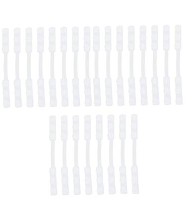 Minkissy 24 Stk Mask Hearing Protection The White Ear Pads Erveal House Earrings Extension Mask Extension Caps Mask Hook Hanging Earn Face Mask White