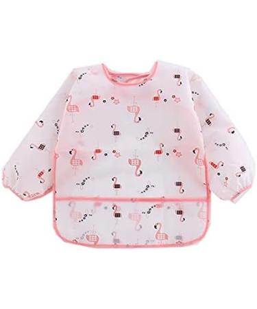 QinGuang 5pcs Long Sleeve Baby Bibs | Waterproof Feeding Apron for 6-36 Months - Buy Online on GoSupps.com