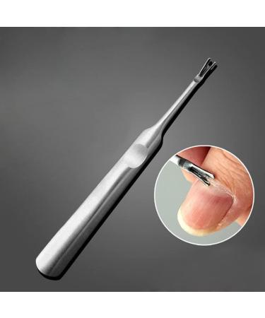 Stainless Nail Cuticle Pusher Trimmer Nipper Cutter Remover Hangnail Nails Cleaner Dead Skin Callus Removal Fork Clipper Nail Art Manicure Tool - Buy Online on GoSupps.com