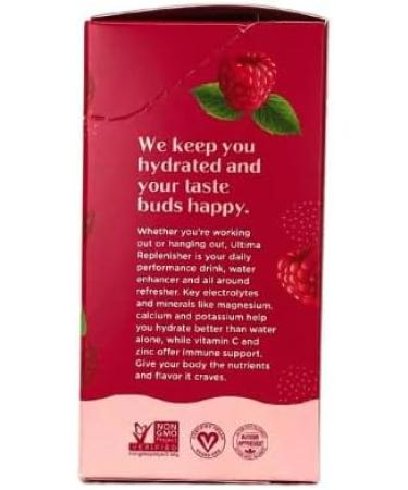 Ultima Replenisher Electrolyte Drink Mix Raspberry 20 Packets - Buy Online on GoSupps.com