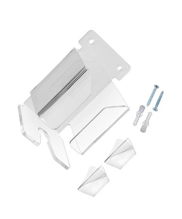 Lmoikesz razor town simple installation durable and exquisite organizes shaving accessories acrylic razor hanging clear