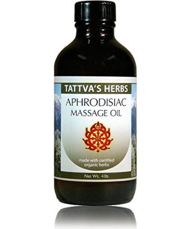 Aphrodisiac Massage Oil for Women Men & Couples Massage Oils for Date Night & Massage Therapy Agarwood Ashwagandha Cinnamon from Tattva's Herbs