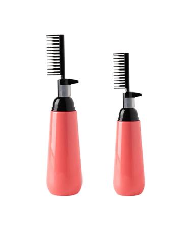 Beaupretty 2pcs hair color bottle hair dye bottle applicator comb Hair Coloring Dispensing Bottle hair dye brush plastic squeeze bottles hair styling comb bottle shampoo bottle grow hair