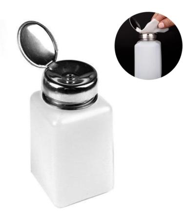 1PC 200ML Push Down Dispenser Nail Polish Remover Empty Bottle Alcohol Liquid Press Pumping Dispenser One Touch Metal Liquid Dispenser For Nail Art Empty Bottle - Buy Online on GoSupps.com