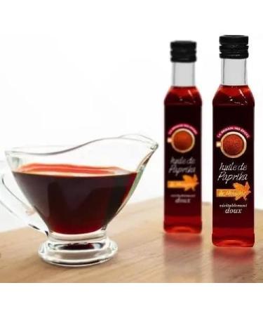 La Brigade des pices - Sweet Paprika Virgin Oil from Hungary - 250ml - PREMIUM - 100% Natural - ORIGINAL & EXCLUSIVE PRODUCT - Intense & tasty taste - Buy Online on GoSupps.com