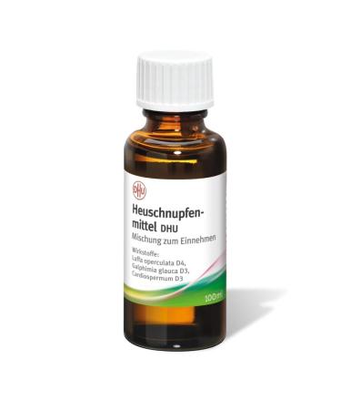 DHU hay fever remedy does not make you tired helps eyes and nose 100 ml solution
