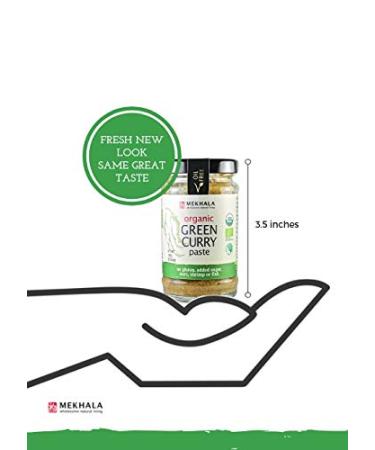Organic Gluten-Free Thai Green Curry Paste - 3.53oz Pack - Buy Online on GoSupps.com