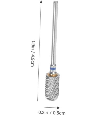 VINTORKY Nail Gel Polish Cuticle Nail Drill Bit Nail Drill Bits Acrylic Nail Drill Bit Cuticle Manicure Drill Bits Manicure Drill Bits for Nail Fragments Tungsten Steel Clean 4.9x0.5cm As Shown - Buy Online on GoSupps.com