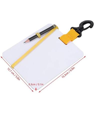 VGEBY Dive Writing Slate  Erasable Message Board with Hanging String and Pencil for Water Sport  Diving  Swimming Diving Supplies - Buy Online on GoSupps.com