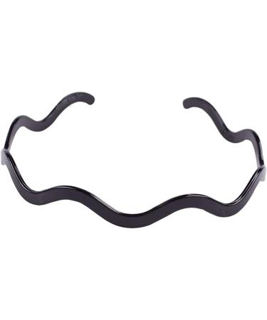 Set of 2 Women Girls Hard Plastic Headband Hair Hoop Black and Brown High-grade Headwear Hairband (Style E#) - Buy Online on GoSupps.com