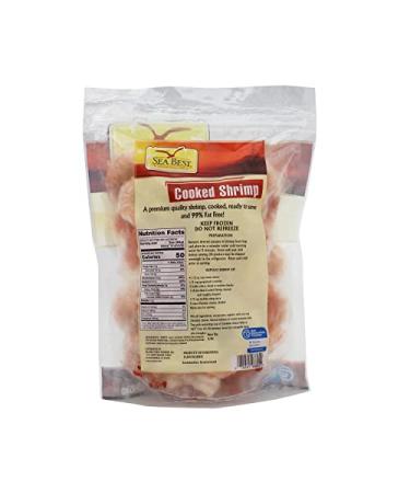 Sea Best 51/60 Cooked Peel and Eat Shrimp - 16oz | Fresh, Delicious Shrimp for Easy Enjoyment - Buy Online on GoSupps.com