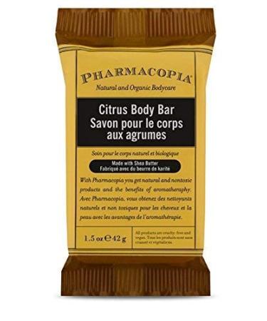 Pharmacopia Citrus Body Soap Set of 16 Each 1.5oz Bars