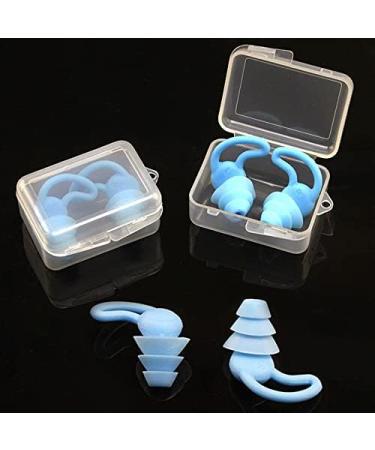 Swimmer Ear Plugs Silicone Ear Plugs Ear Protector Ear Plugs Silicone Earplugs Noise Reduction Silicone Soft Ear Plugs Swimming Earplugs Sleep Swimming Nose Ear Clip (Color : Red) (Color : White) - Buy Online on GoSupps.com