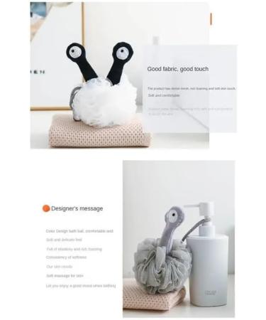 Bath Sponges for Adults Bath Sponge Mesh Pouf Bath Sponge Foam Loofah Sponge (Color : White) - Buy Online on GoSupps.com