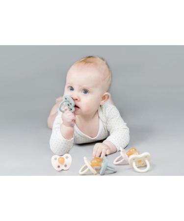 Natural Rubber Pacifier Round Newborn 0+ Months - Powder Pink | 1 Count - Buy Online on GoSupps.com