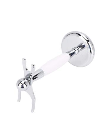 Manual Shaver Retro Classic Razor Set for Men | White Beard Brush & Stand Holder | International Shipping Available - Buy Online on GoSupps.com