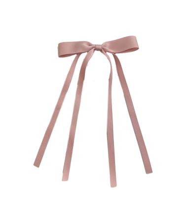 hgnxa Sweet Ribbon wknot Hair Clips for Women Girls Handmade ws Hairpin Barrettes Headwear Lolitas Tiara Hair Accessories Skin powder