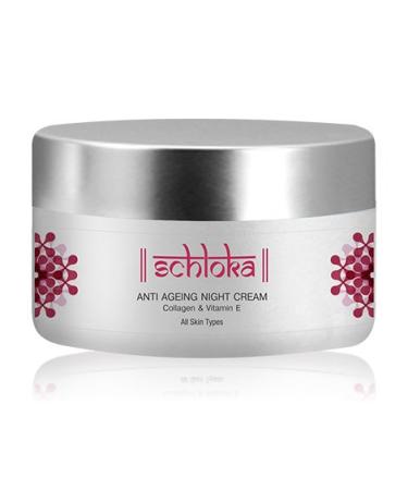 Modicare Schloka Anti-Ageing Night Cream & Under Eye Cream Combo - Collagen Vitamin E Ashwagandha | 50ml + 20ml | International Shipping - Buy Online on GoSupps.com