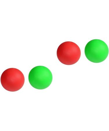 Clispeed 4-Pack Ice Hockey & Lacrosse Mobility Balls - Myofascial Release Massage Balls in Red & Green - Buy Online on GoSupps.com