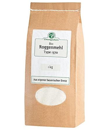 Chiemgaukorn Organic Rye flour Type 1370 (1x 1Kg)