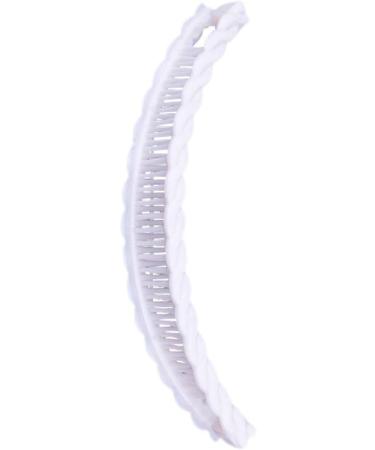 Lurrose 9 pcs Banana Clip Thick Hair Banana Ponytail Holder Clincher Comb for Women Headdress Hair Accessories (White Black Coffee) - Buy Online on GoSupps.com