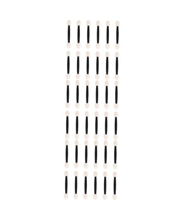 Balacoo 72 pcs and Sides White Black Sticks Eyeshadow Dual Disposable Sponge Shadow Eye