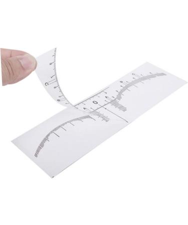 Baluue 10pcs Set Eyebrow Stencil Microblading Eyebrow Ruler Brow Ruler Sticker Eyebrow Template White - Buy Online on GoSupps.com